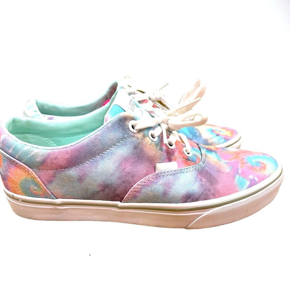 New Van’s Doheny rare pastel tie-die sneakers with box
